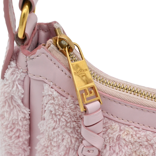 BALMAIN | B Army Terry Cloth & Leather Shoulder Bag
