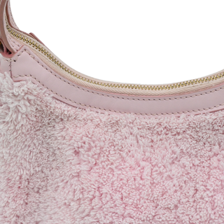 BALMAIN | B Army Terry Cloth & Leather Shoulder Bag