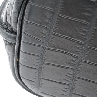 Black So Kelly 22 Alligator Shoulder Bag