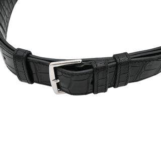 Black So Kelly 22 Alligator Shoulder Bag