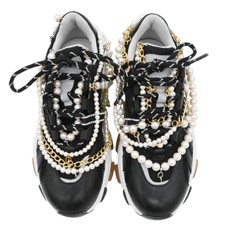 JUNYA WATANABE | x Ash Pearl Chain Leather Runner Sneakers