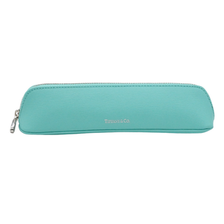 Tiffany Blue Leather Pencil Holder