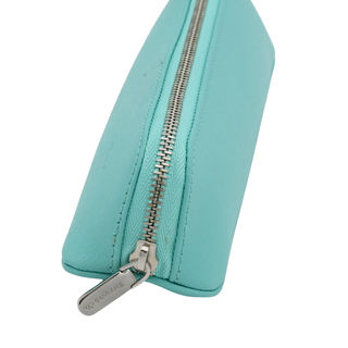 Tiffany Blue Leather Pencil Holder