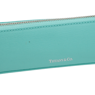 Tiffany Blue Leather Pencil Holder