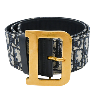 Oblique Canvas Logo Belt