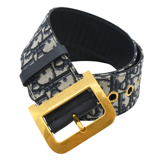 Oblique Canvas Logo Belt