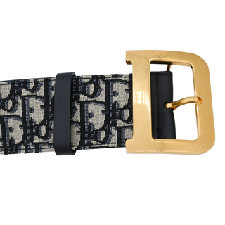 Oblique Canvas Logo Belt
