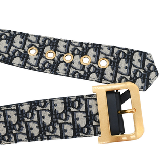 Oblique Canvas Logo Belt