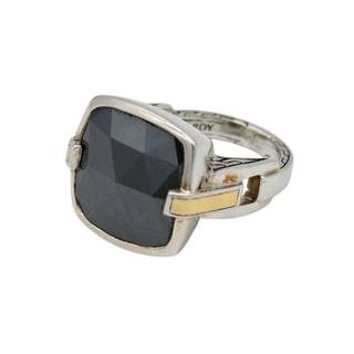 JOHN HARDY | Two-Tone Hematite Ring