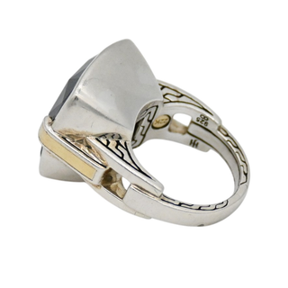 JOHN HARDY | Two-Tone Hematite Ring