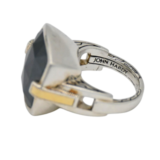 JOHN HARDY | Two-Tone Hematite Ring