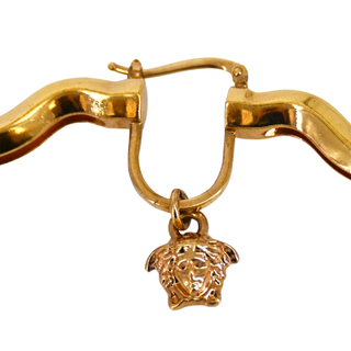 VERSACE | Medusa Curve Hoop Earrings