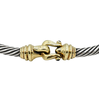 DAVID YURMAN | Two-Tone Buckle Collar Necklace