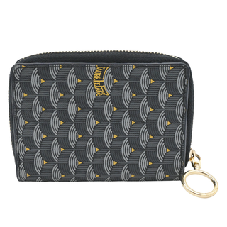 FAURE LE PAGE | Daily Battle Black & Gray Coated Canvas Zip Around Wallet