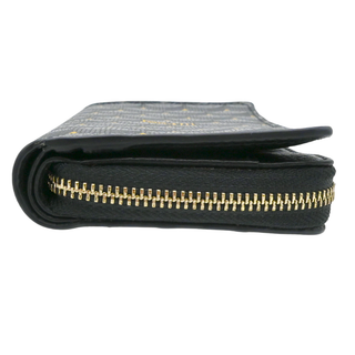 FAURE LE PAGE | Daily Battle Black & Gray Coated Canvas Zip Around Wallet