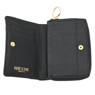 Daily Battle Black & Gray Coated Canvas Zip Around Wallet