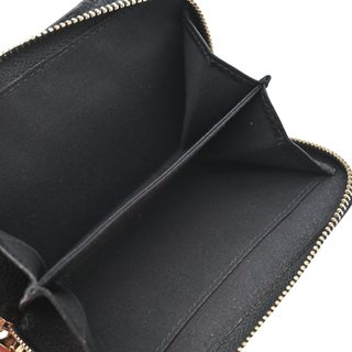 Daily Battle Black & Gray Coated Canvas Zip Around Wallet