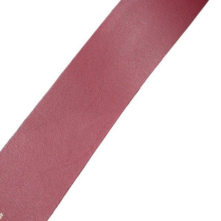 CHRISTIAN DIOR | Dark Red Leather Logo Belt