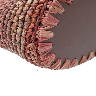 Shirley Multicolor Raffia Top Handle Mini Bag