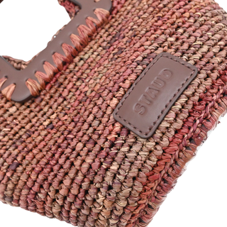Shirley Multicolor Raffia Top Handle Mini Bag
