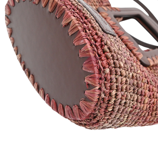 Shirley Multicolor Raffia Top Handle Mini Bag