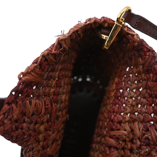Shirley Multicolor Raffia Top Handle Mini Bag