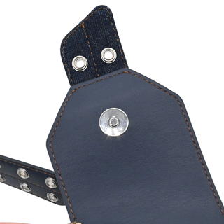 Dark Blue Denim Small Bucky Crossbody Bag