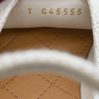 Ivory Woven CC Wooden Platform Sandals