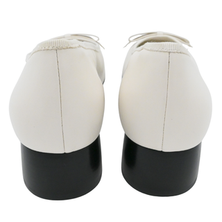3.1 PHILLIP LIM | White Leather ID Soft Ballerina Pumps