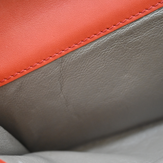 BOTTEGA VENETA | Muted Red-Orange Intrecciato Leather Bifold Continental Wallet