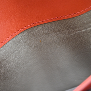 BOTTEGA VENETA | Muted Red-Orange Intrecciato Leather Bifold Continental Wallet
