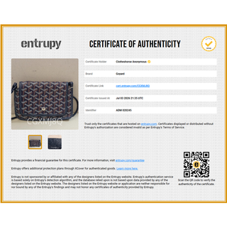 Navy Blue Goyardine Plumet Pouch-Wallet