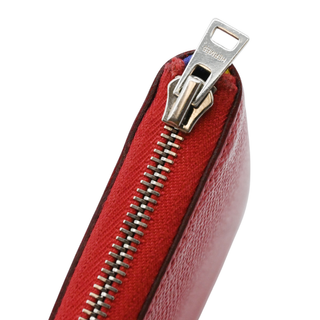 HERMES | Silk'In Bougainvillea Epsom Leather Zip Around Wallet