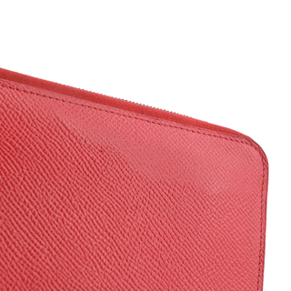 HERMES | Silk'In Bougainvillea Epsom Leather Zip Around Wallet
