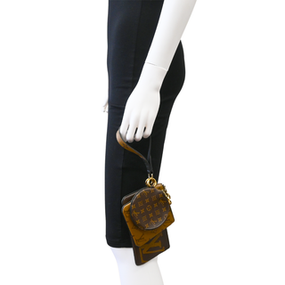 Monogram Giant Reverse Trio Pouch Wristlet