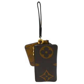 Monogram Giant Reverse Trio Pouch Wristlet
