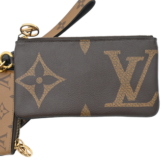 Monogram Giant Reverse Trio Pouch Wristlet
