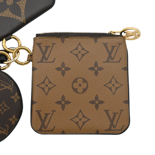 Monogram Giant Reverse Trio Pouch Wristlet