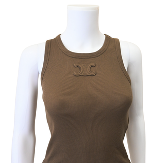Glazed Brown Triomphe Tank Top