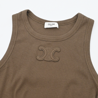 Glazed Brown Triomphe Tank Top