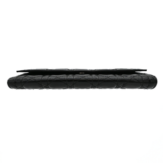 Black Lady Dior Patent Cannage Chain Clutch