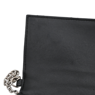 Black Lady Dior Patent Cannage Chain Clutch