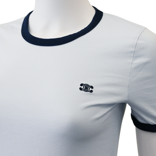 CELINE | 70's Triomphe Cotton Jersey T-Shirt