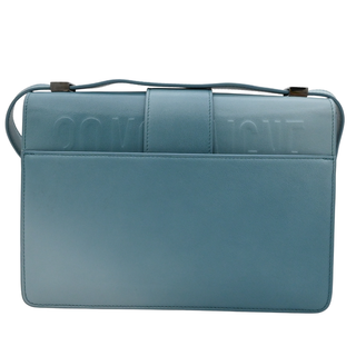 Blue Slate Leather 30 Montaigne Crossbody Bag