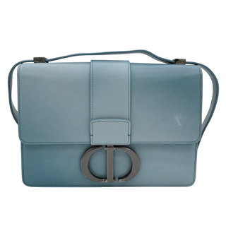 Blue Slate Leather 30 Montaigne Crossbody Bag