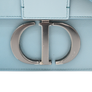 Blue Slate Leather 30 Montaigne Crossbody Bag
