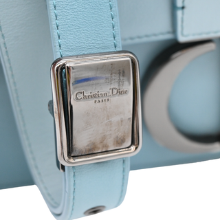 Ombre Blue Slate Leather 30 Montaigne Crossbody Bag