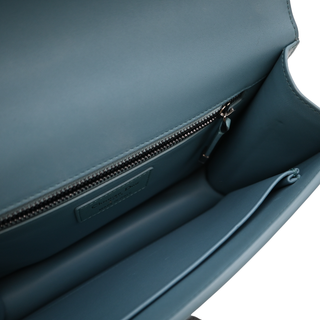 Ombre Blue Slate Leather 30 Montaigne Crossbody Bag