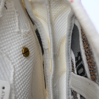Embroidered Canvas Saddle Bag