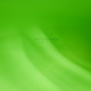 BOTTEGA VENETA | Lime Green Punch Rubber Molded Shoulder Bag